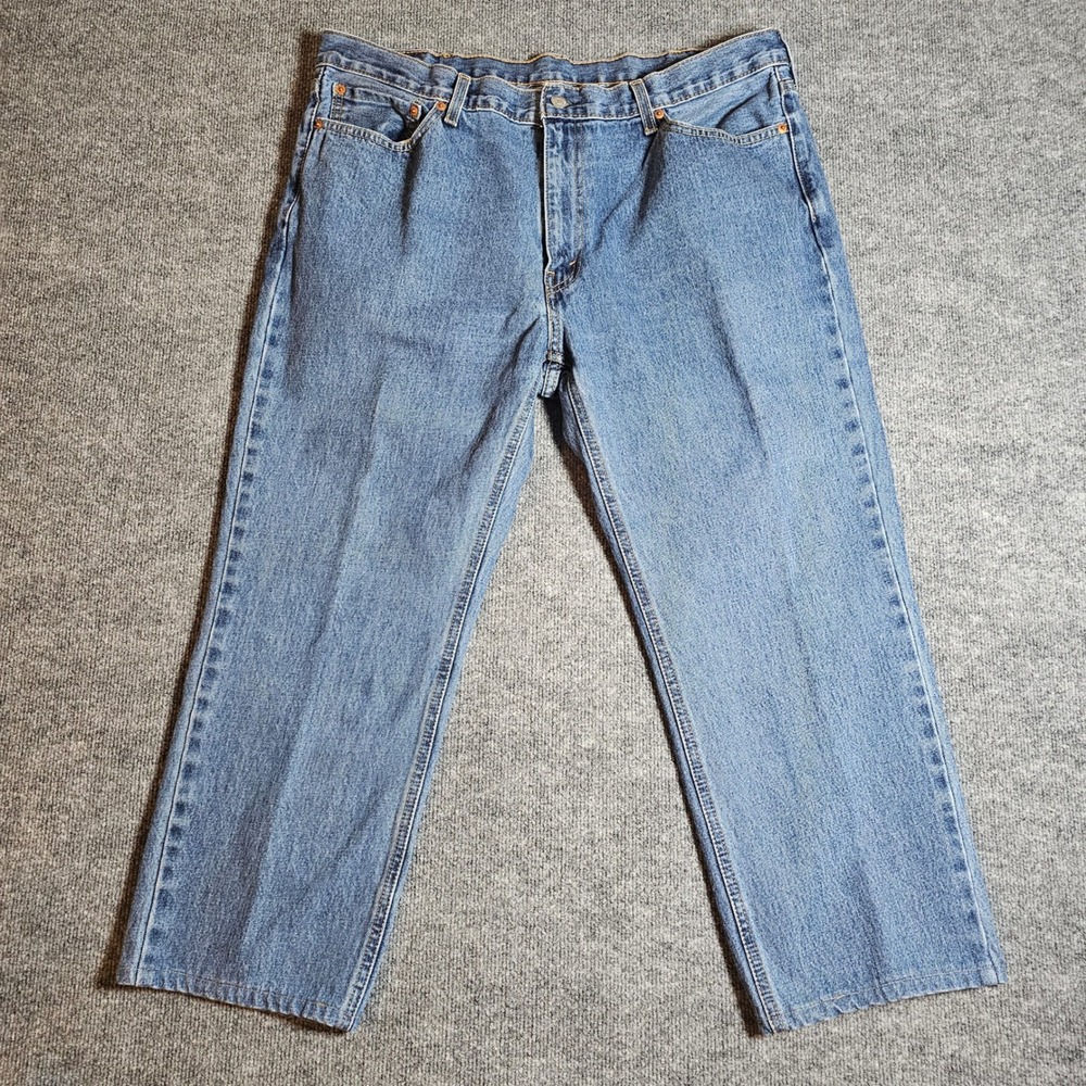 Lot of 2 Levi's 541 Athletic Taper Jeans Mens 40x30 Blue Denim Pants Repaired - Picture 4 of 16